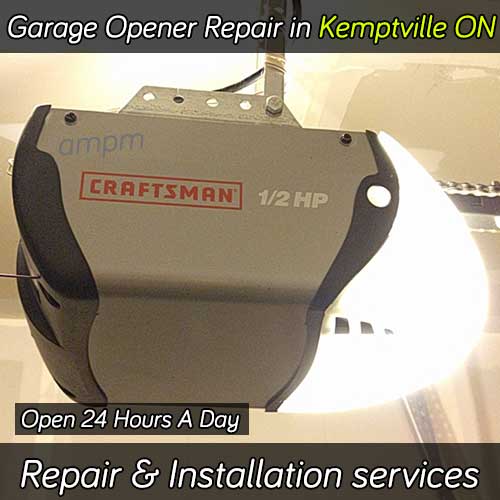 Garage door opener repair services in Kemptville ON